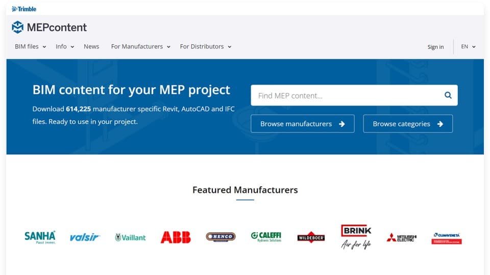 BIM portfolio from Vaillant