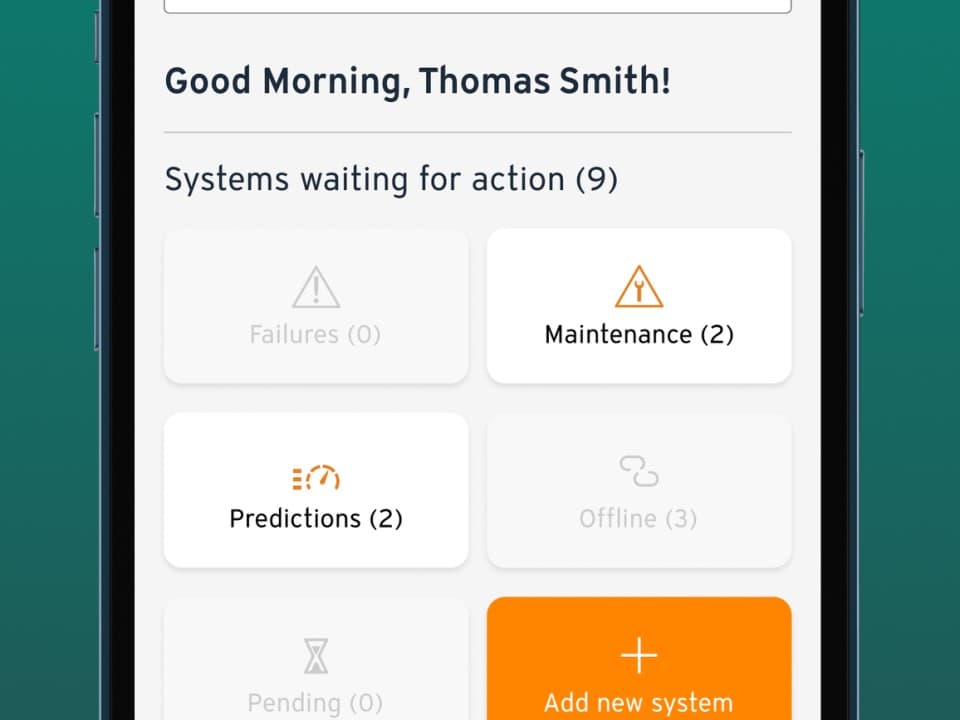 myVAILLANT Pro service dashboard