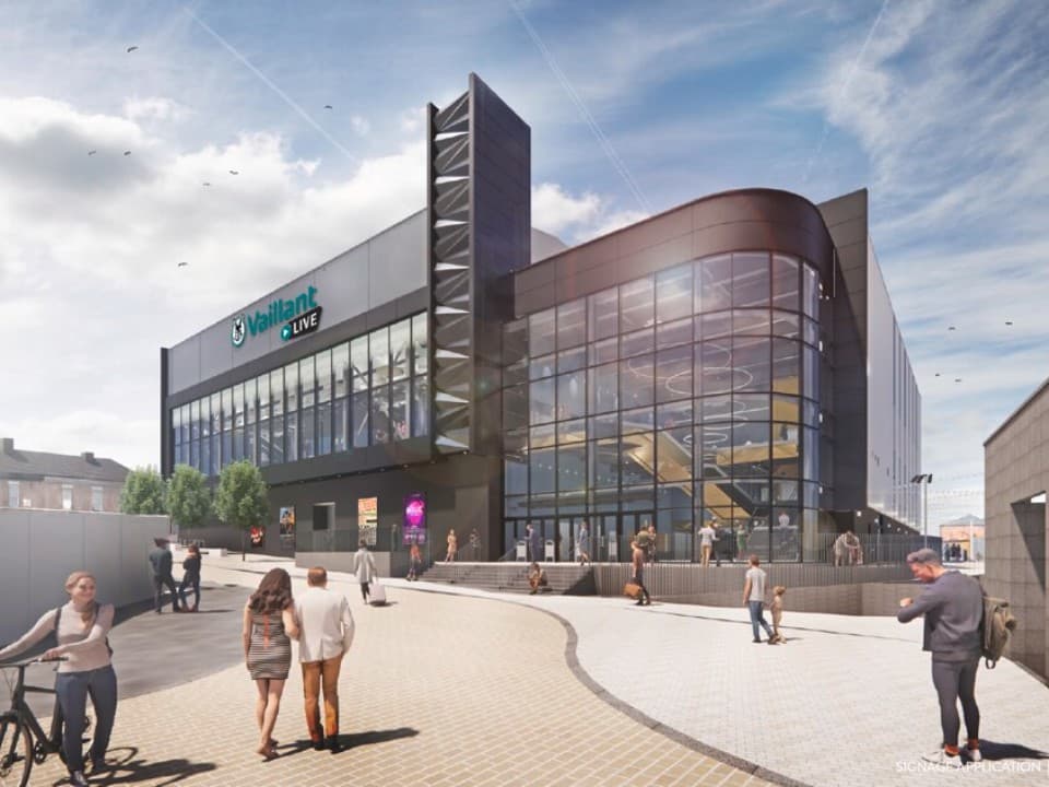 Outside shot of Vaillant Live